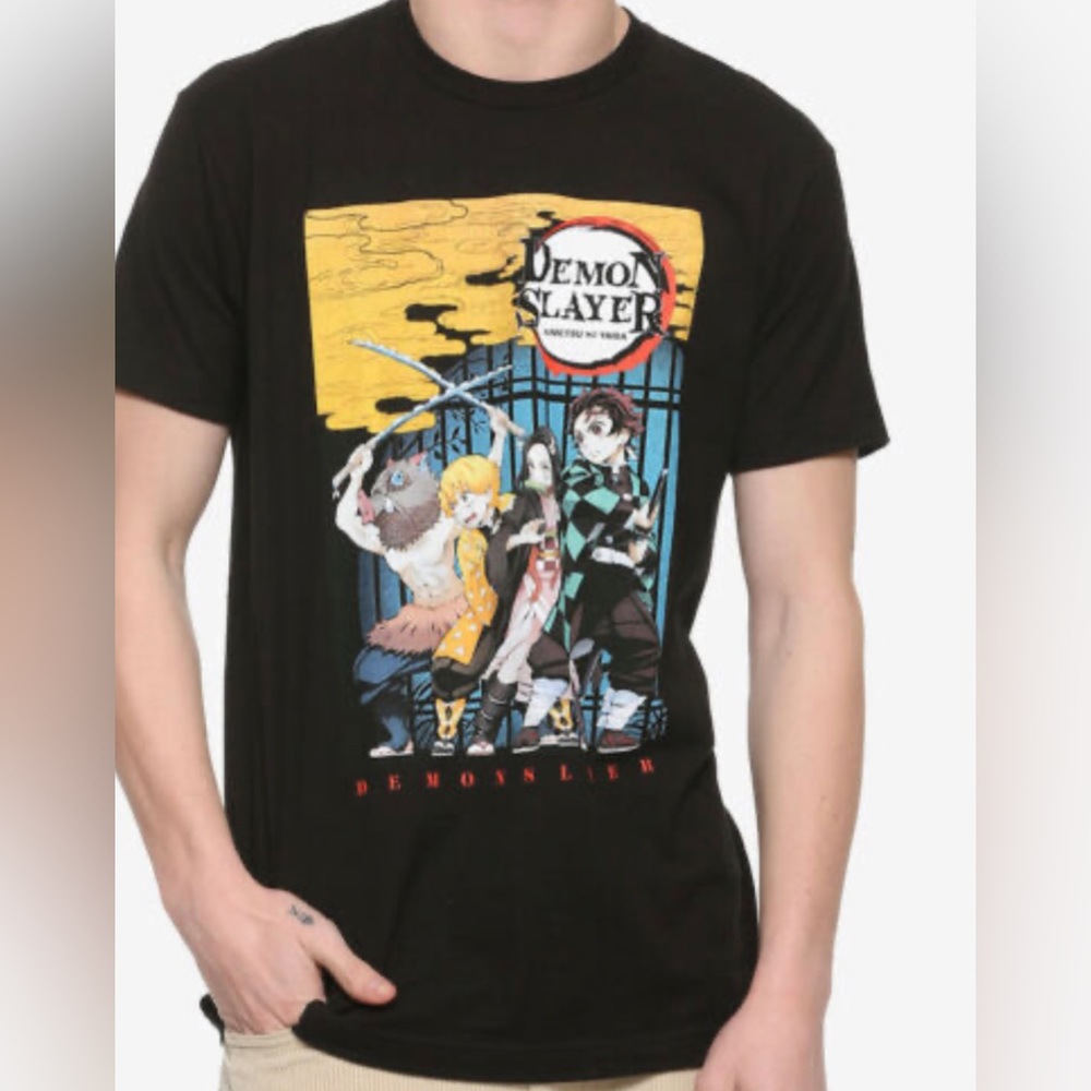 Demon Slayer by Aniplex TM Black Tee Shirt